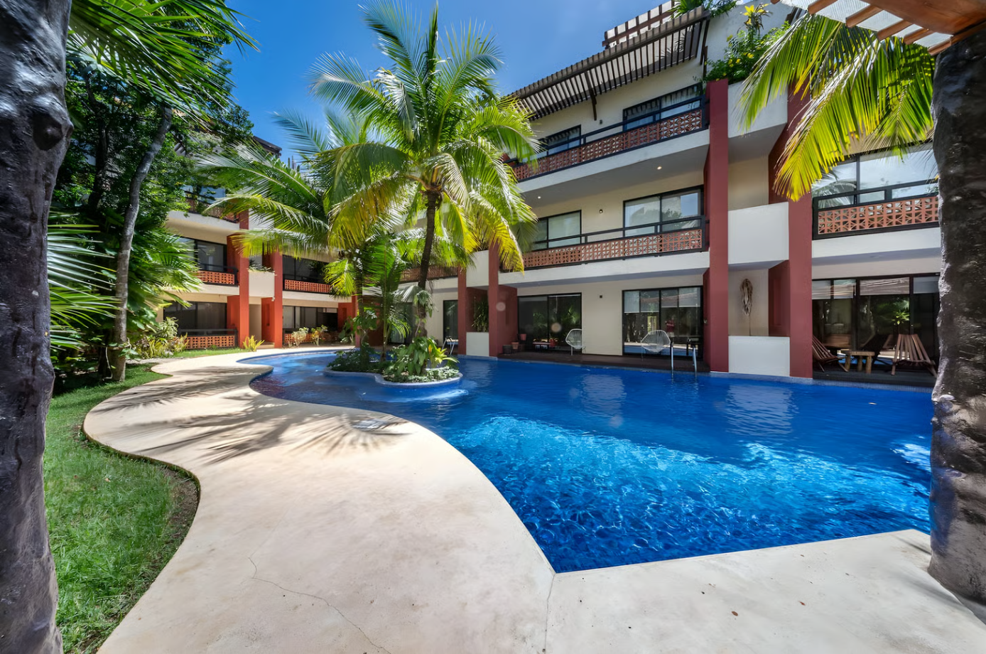 Spacious 2BR Condo with Pool & Private Balcony