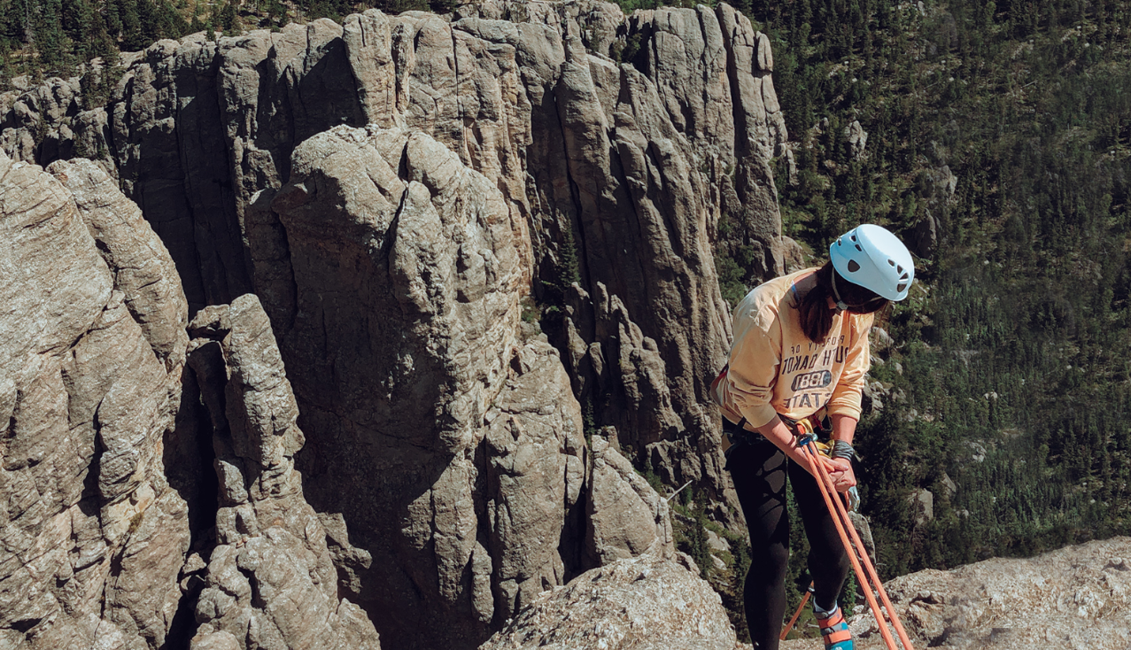 Climbing in the Black Hills
