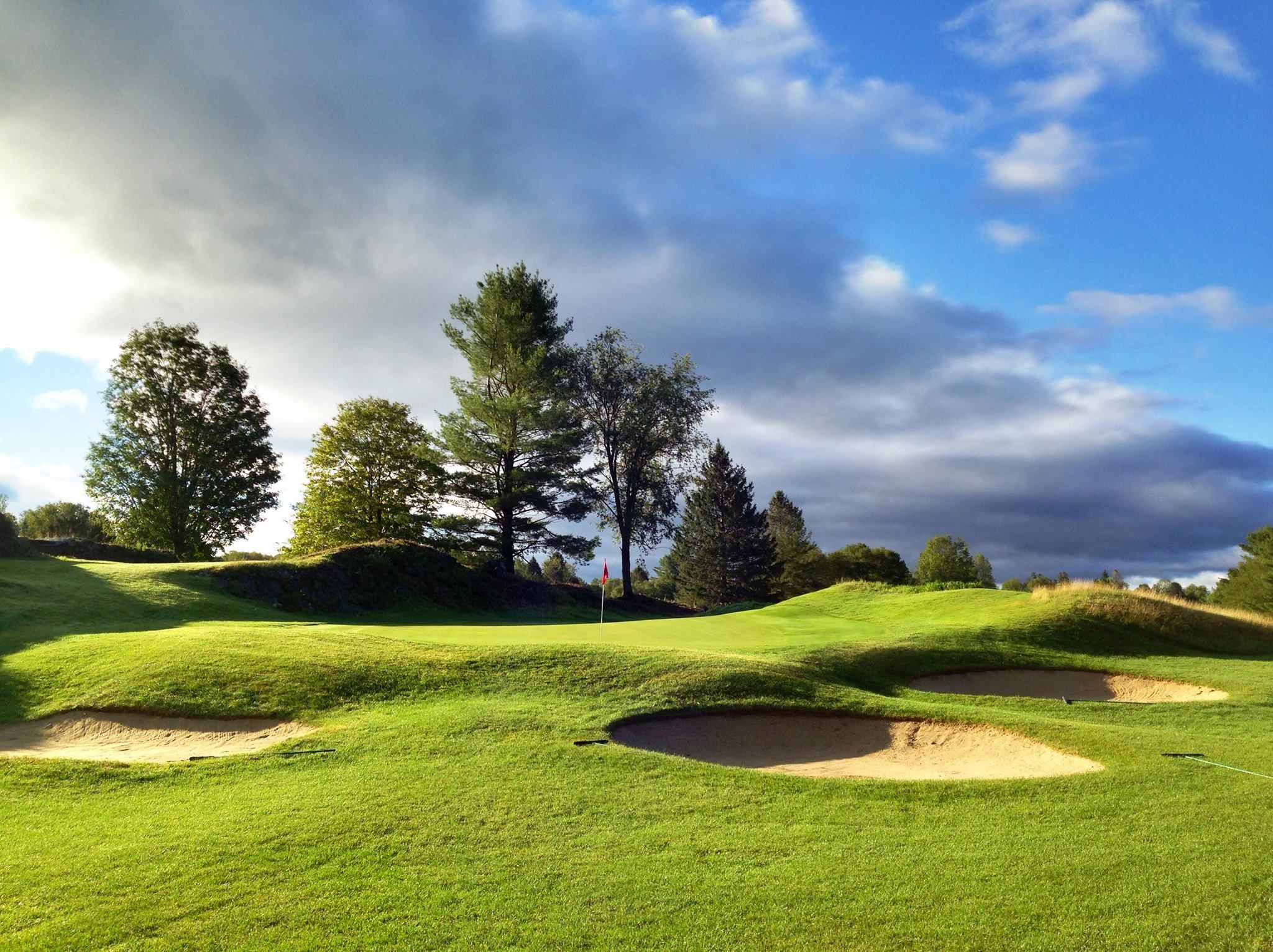 Proctor-Pittsford Country Club course and green
