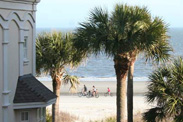Cyclists riding along a scenic bike path on Hilton Head Island